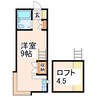 パンションセピアⅠ 1Rの間取り
