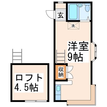 間取図 熊本都市バス（熊本市）/泉ヶ丘小学校前 徒歩2分 2階 築34年