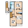 サングリーン錦ヶ丘A･B･C 2LDKの間取り