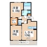 産交バス（熊本市）/秋津薬局前 徒歩3分 3階 築12年 2LDKの間取り