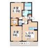 産交バス（熊本市）/秋津薬局前 徒歩3分 3階 築12年 2LDKの間取り