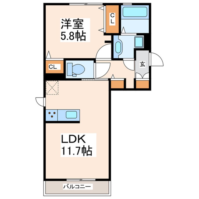 間取図 ル・プルニエⅡ