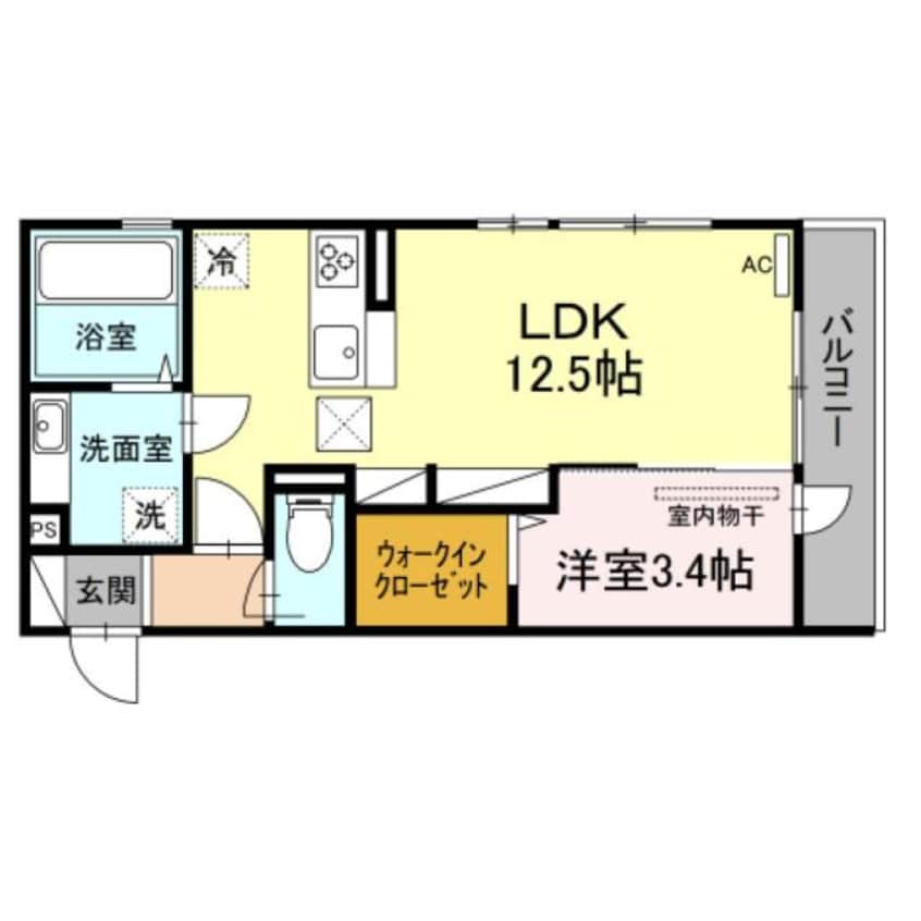 間取図 ソシア　サンエイト