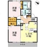 熊本バス/六嘉 徒歩7分 1階 築11年 2LDKの間取り