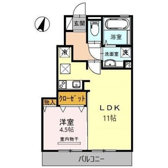 間取図 産交バス（熊本市）/秋津薬局前 徒歩3分 1階 築11年