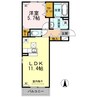 産交バス（熊本市周辺）/昭和町 徒歩2分 1階 築11年 1LDKの間取り