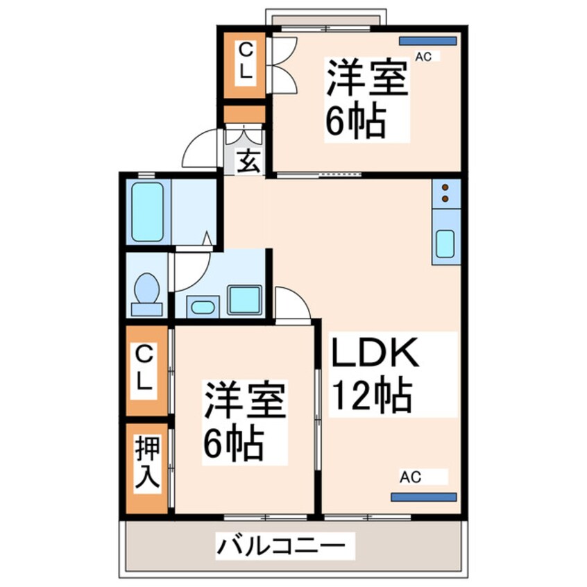 間取図 セジュールＨＡＹＡＳＨＩ