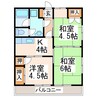 熊本都市バス（熊本市）/尾ノ上小学校前 徒歩1分 2階 築37年 3Kの間取り