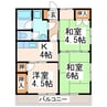 熊本都市バス（熊本市）/尾ノ上小学校前 徒歩1分 2階 築37年 3Kの間取り