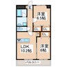 産交バス（熊本市）/西戸島 徒歩4分 6階 築10年 2LDKの間取り