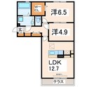 フェリオ・トレの間取図