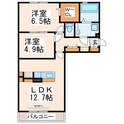 フェリオ・トレの間取図
