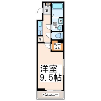 間取図 シティ オブ ドリームズ九品寺