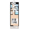シティ オブ ドリームズ九品寺 1Kの間取り