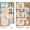 産交バス（熊本市）/桜木小学校入口 徒歩3分 1-2階 築8年 3LDKの間取り