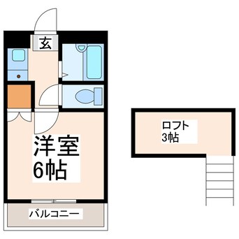 間取図 産交バス（熊本市）/昭和町 徒歩13分 1階 築33年