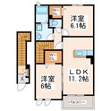 サンセット・ヒルA・B・Cの間取図