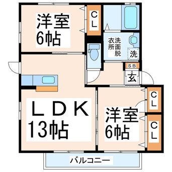 間取図 パークハイム