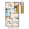 産交バス（熊本市周辺）/小山 徒歩7分 2階 築11年 2LDKの間取り