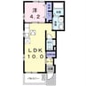 産交バス（熊本市）/東八反田 徒歩3分 1階 築10年 1LDKの間取り