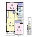 スターエイト光Ⅰ・Ⅱの間取図