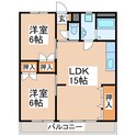 大森ビル御領の間取図