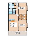 秋津グリーンプラザⅢの間取図