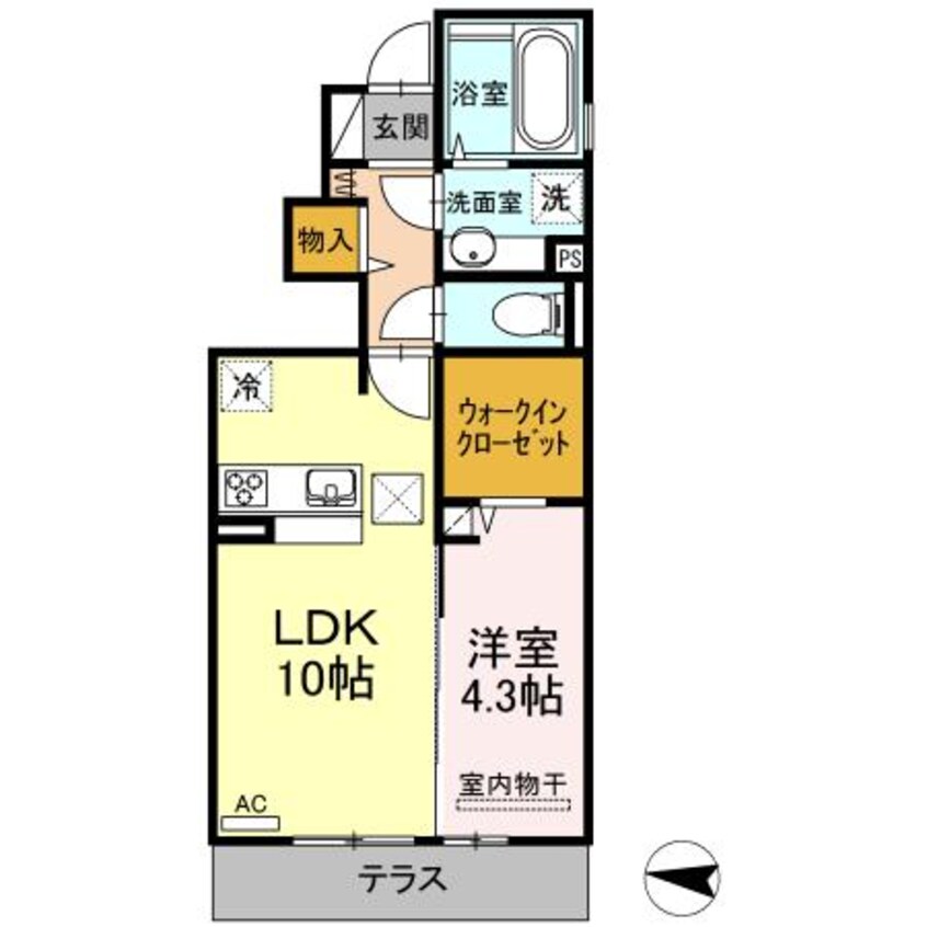 間取図 (上記以外の)熊本市内バス/山立窪 徒歩1分 1階 築6年