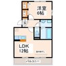 産交バス（熊本市）/新南部 徒歩3分 2階 築14年 1LDKの間取り