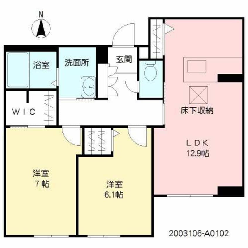 間取図 産交バス（熊本市）/神園･バイパス 徒歩6分 1階 築7年