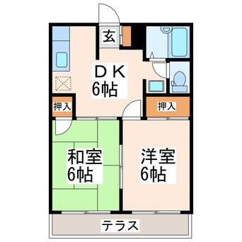 間取図 レイクサイド