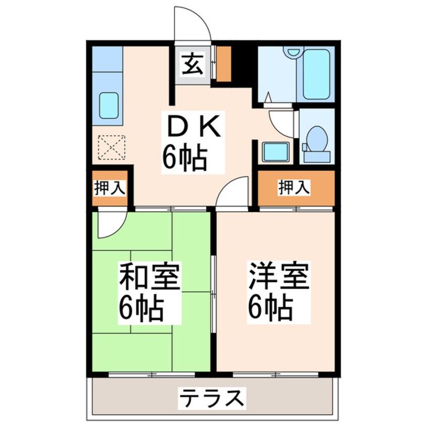 間取図 レイクサイド