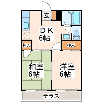 間取図 レイクサイド