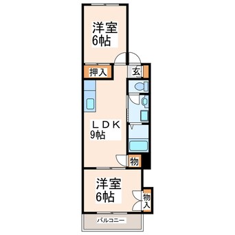 間取図 熊本都市バス（熊本市）/月出小学校入口 徒歩4分 1階 築29年