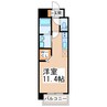 産交バス（熊本市）/佐土原 徒歩2分 3階 築5年 1Rの間取り