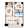 産交バス（熊本市）/佐土原 徒歩2分 6階 築5年 2LDKの間取り
