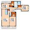 Ｋ＆Ｍフォレストガーデン 3LDKの間取り