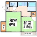 ウエダアパートの間取図