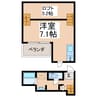 GLAD東本町　WEST 1SRの間取り