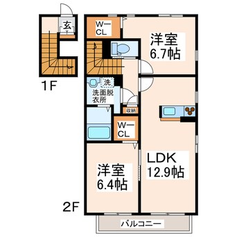 間取図 アレイナガーデン