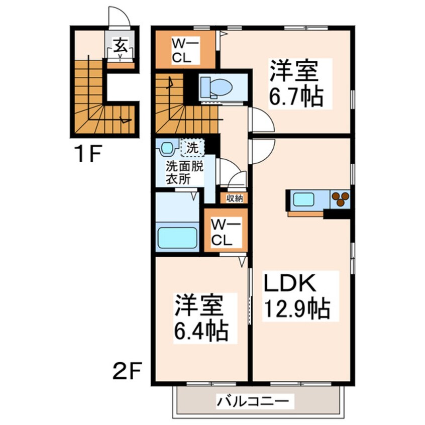 間取図 アレイナガーデン