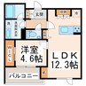 産交バス（熊本市）/東本町 徒歩4分 2階 築浅 1LDKの間取り