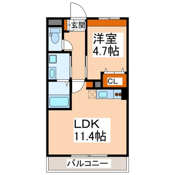 間取図 La Vie en rose hill