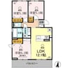 熊本バス（熊本市）/中無田 徒歩6分 3階 築浅 3LDKの間取り