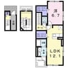 産交バス（熊本市）/益城インター口 徒歩5分 3階 築浅 1LDKの間取り