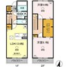 熊本市電Ａ系統<熊本市交通局>/健軍校前駅 徒歩5分 1-2階 1年未満 2LDKの間取り