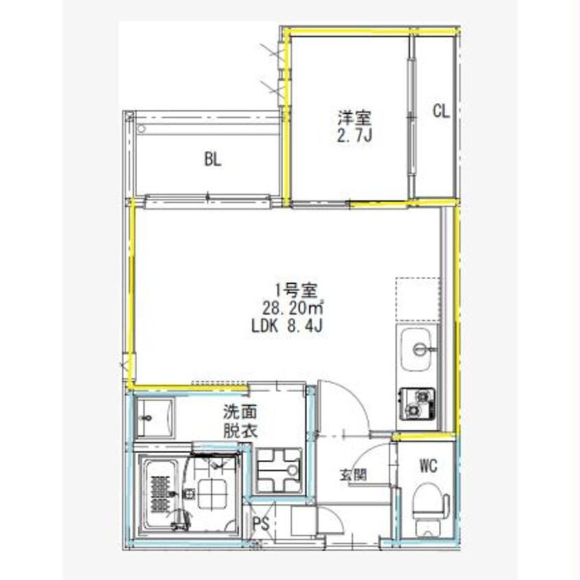 間取図 熊本都市バス（熊本市）/健軍本通り 徒歩5分 2階 建築中