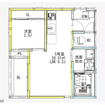 間取図 熊本都市バス（熊本市）/健軍本通り 徒歩5分 2階 建築中