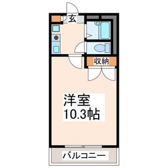 間取図 豊肥本線<阿蘇高原線>/東海学園前駅 徒歩8分 2階 築27年