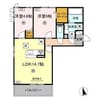 熊本バス（熊本市）/東野中学校前 徒歩3分 1階 建築中 2LDKの間取り